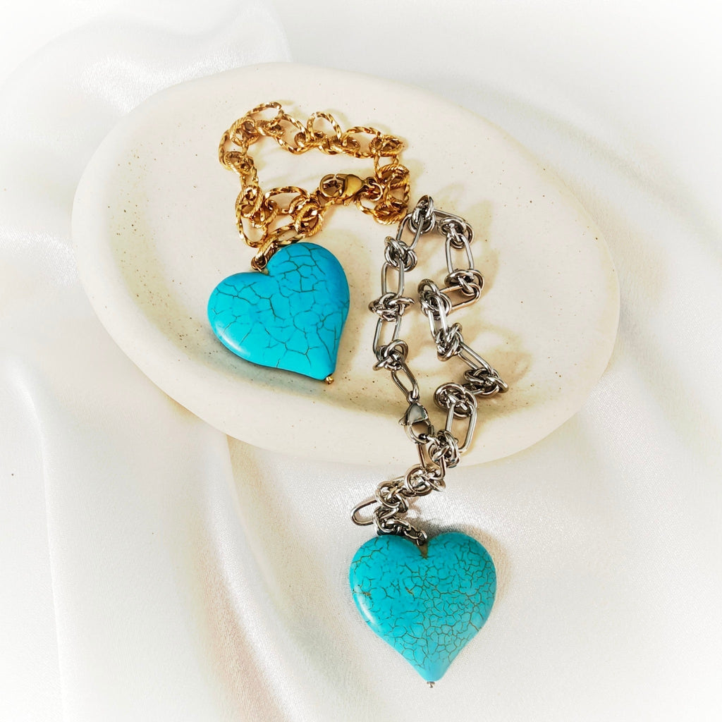 Turquoise Heart Bracelet