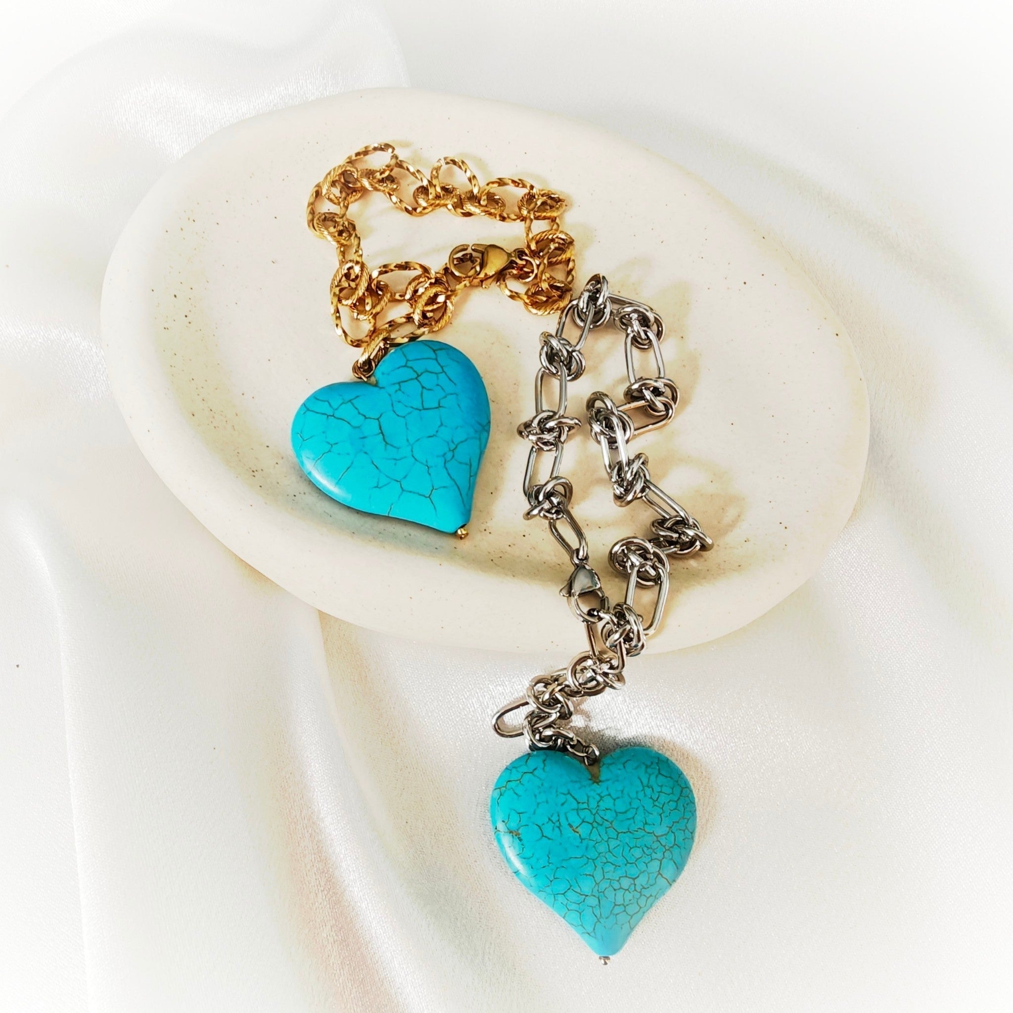 Turquoise Heart Bracelet