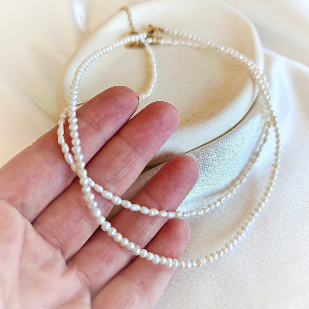 Tiny Pearl Necklace