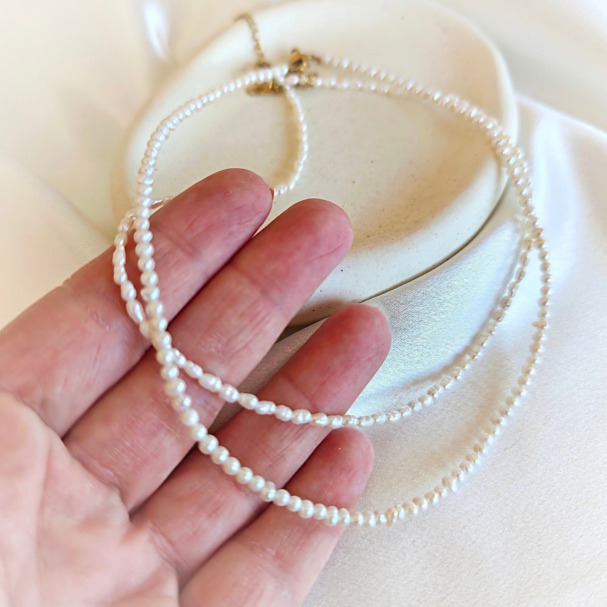 Tiny Pearl Necklace