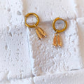 Ballet Flats Hoop Earrings