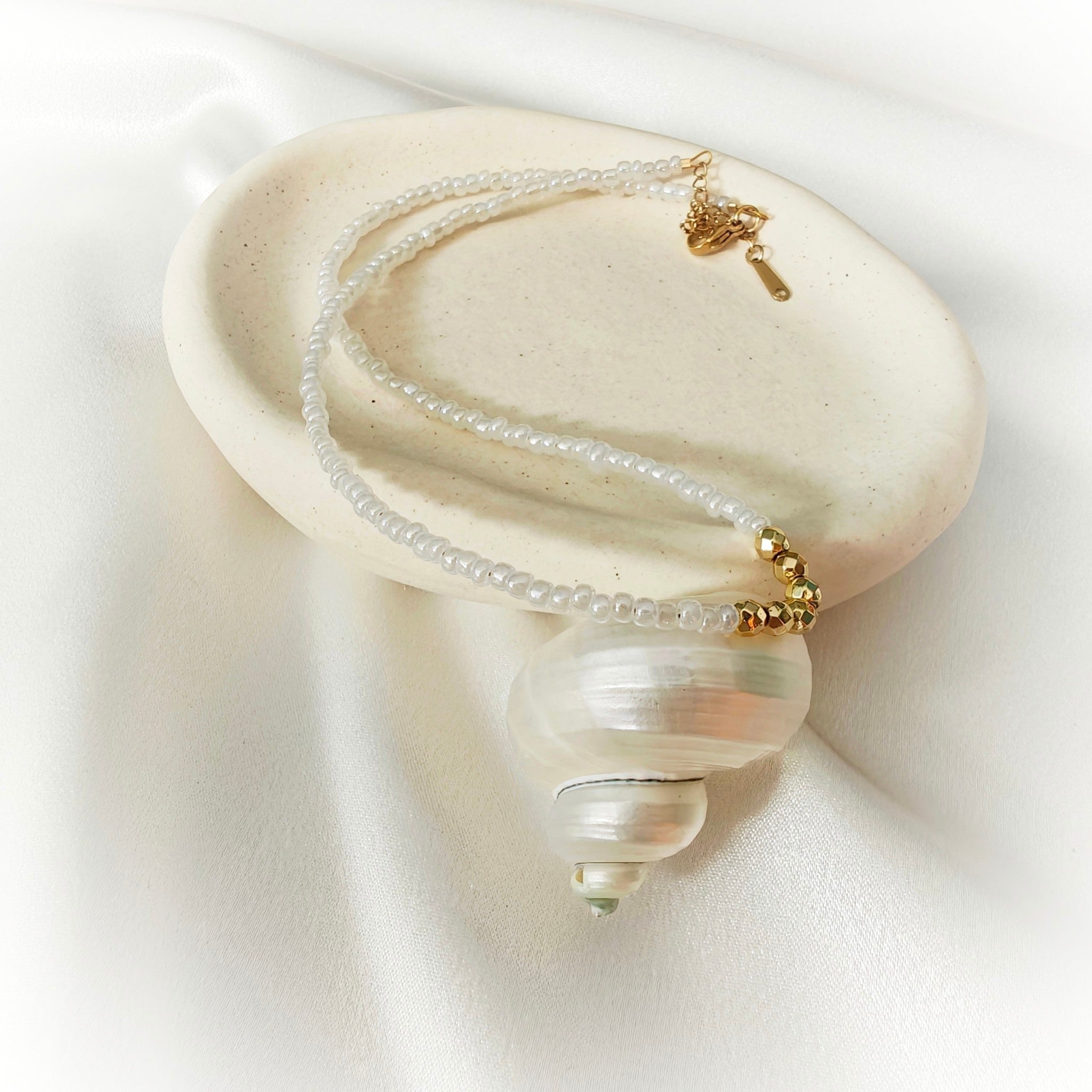 Seashell Beaded Necklace