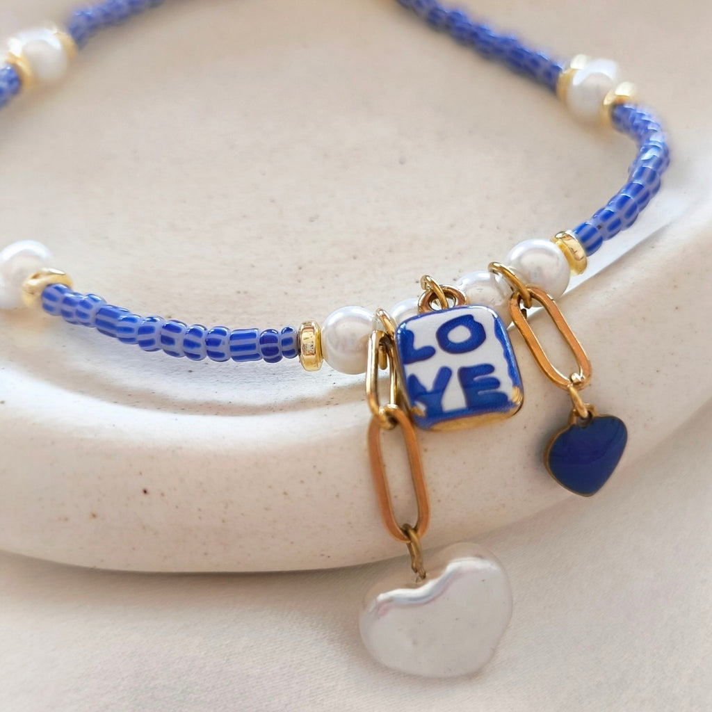 Blue Love Necklace